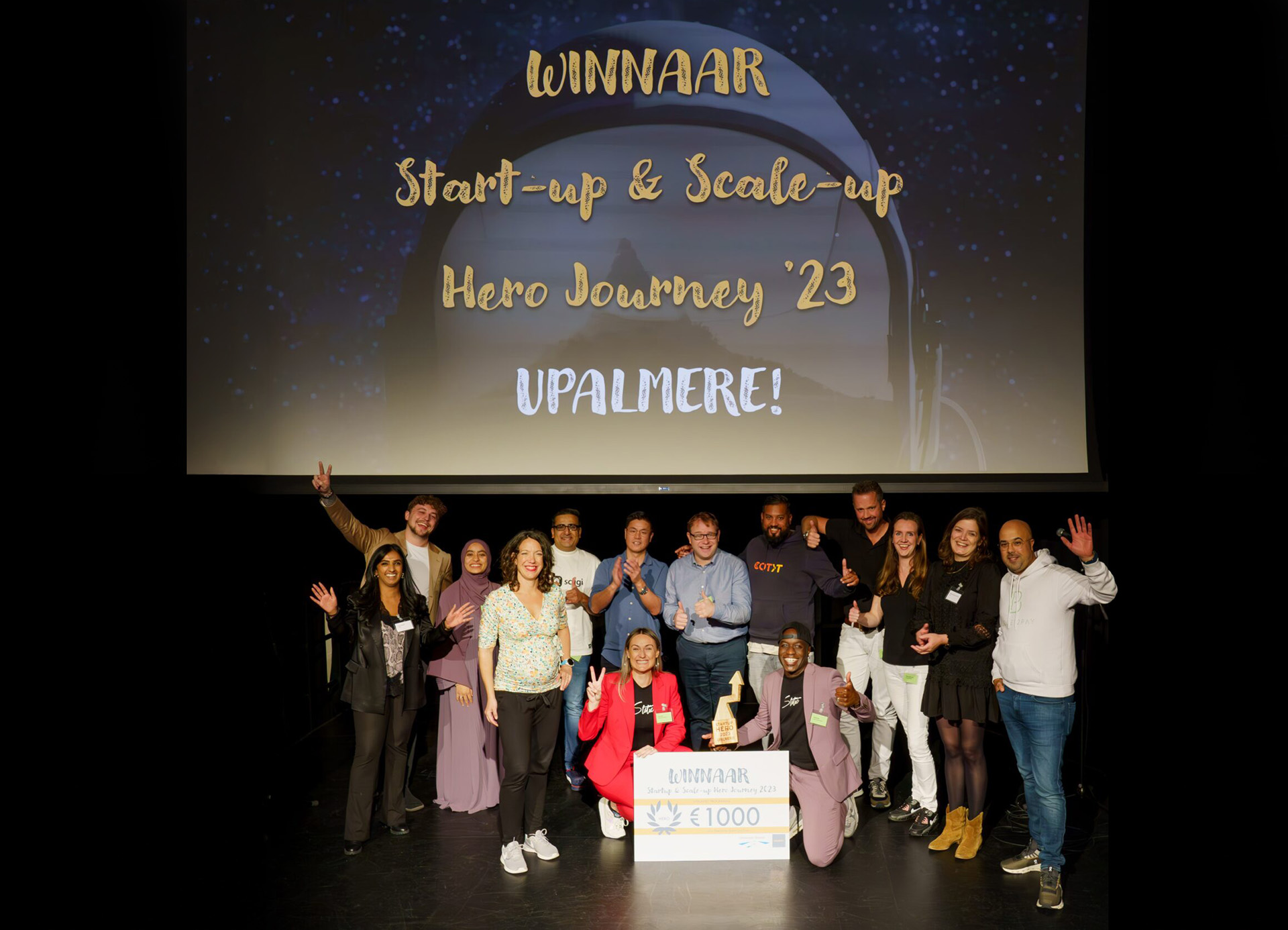 Static Entertainment wint de Startup & Scale-up Hero Journey Award 2023 (UPALMERE!)